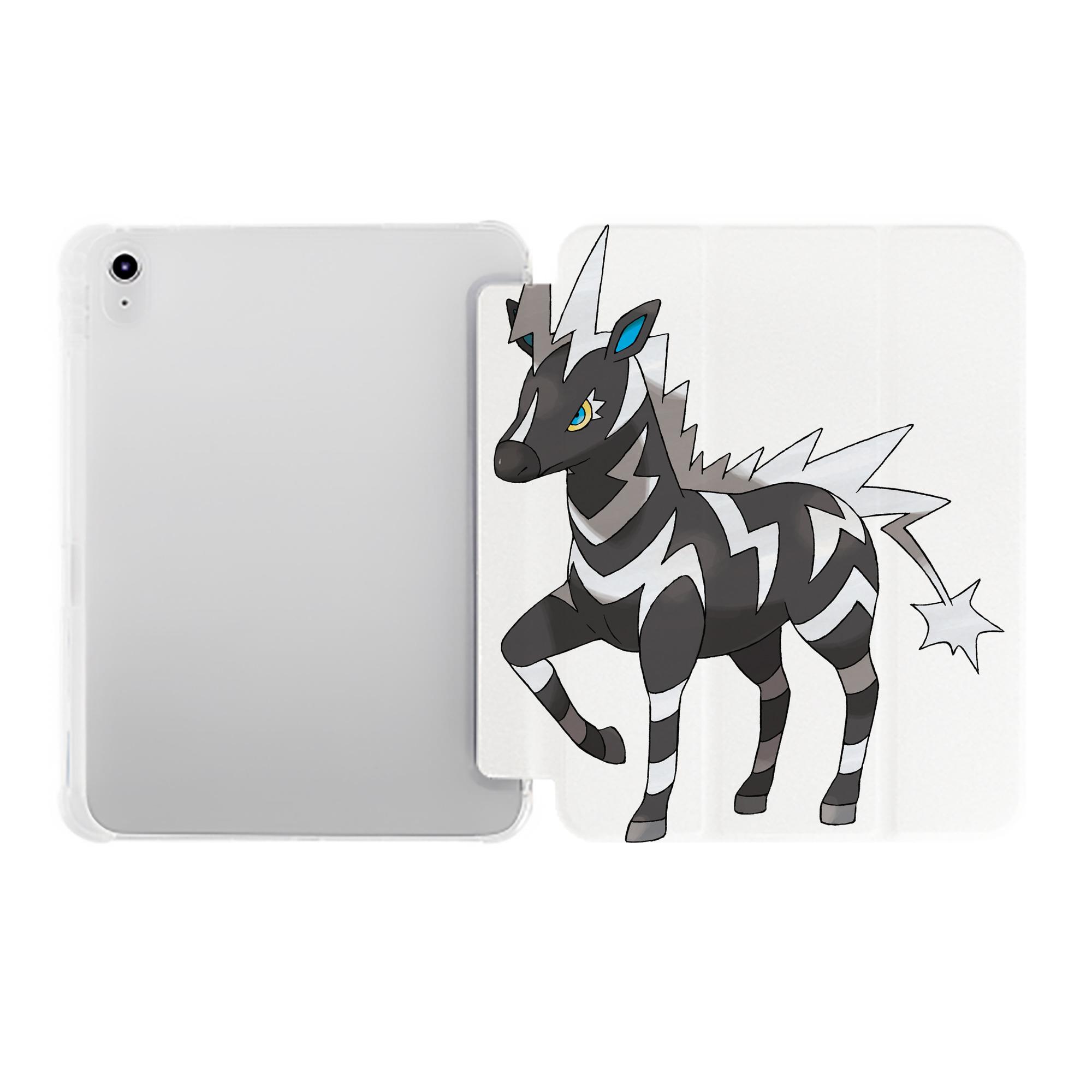（画像用） ポケットモンスター Pokémon IPad ケース ペン収納付き 三つ折りスタンド PUレザー×シリコン 対応機種9.5/10.5/10.9インチ